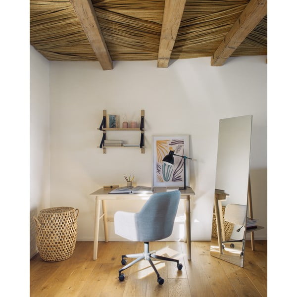 Svetlo siv pisarniški stol Kave Home Madina-image-1