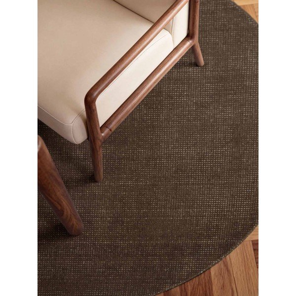 Rjava ročno tkana volnena okrogla preproga ø 200 cm Greenwich – Ted Baker-image-2