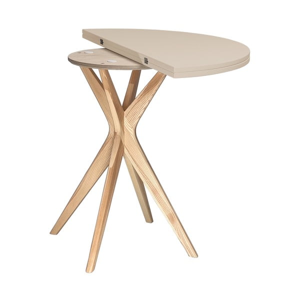 Okrogla raztegljiva jedilna miza 45x90 cm Jubi – Ragaba-image-3