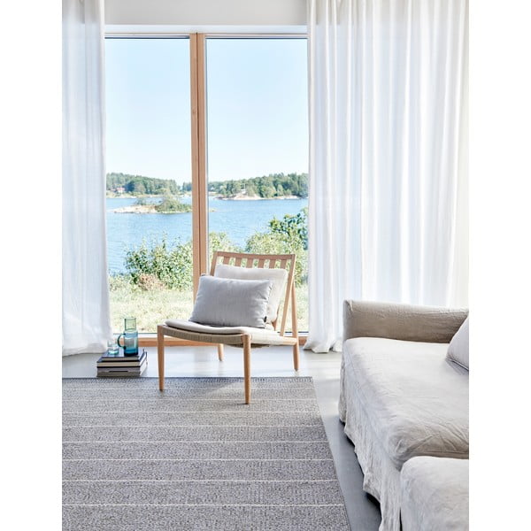 Siv zunanji in notranji tekač 60x200 cm Belle Concrete – Pappelina-image-2