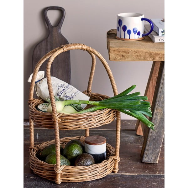 Bele/modre lončene skodelice v kompletu 3 ks 450 ml Linora – Bloomingville-image-3