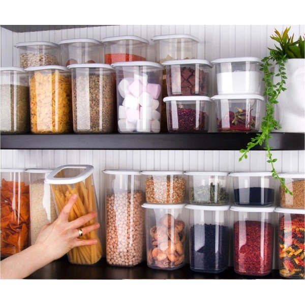 Posode za shranjevanje v kompletu 24 ks živil Fresco – Hermia-image-1