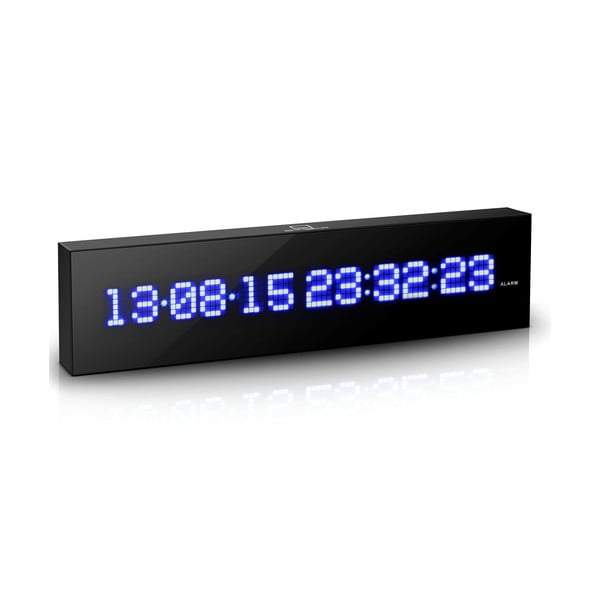 LED stenska ura z datumom Koledar stenske ure-image-2