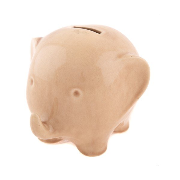 Rjava keramična skrinjica Dakls Slon, višina 11,5 cm