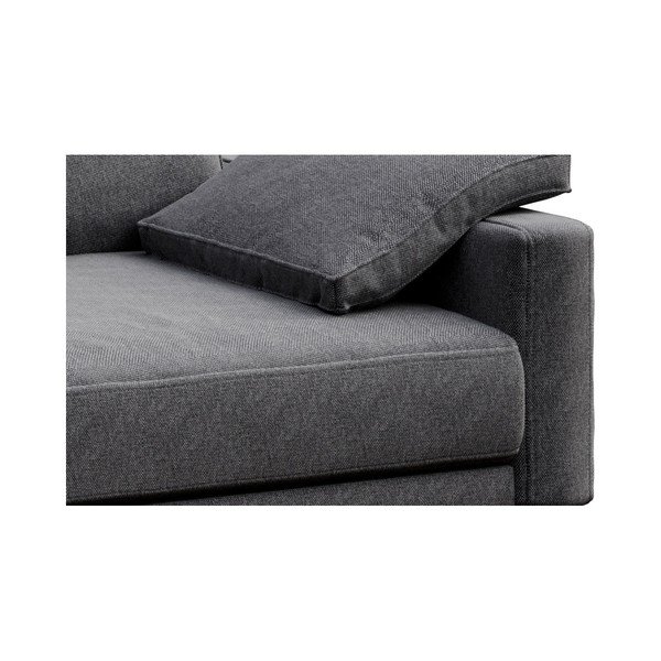 Temno siva kotna sedežna garnitura (levi kot) Musso – MESONICA-image-4