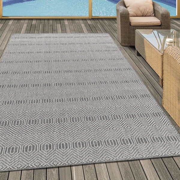 Siva zunanja preproga 120x170 cm Aruba – Ayyildiz Carpets-image-1