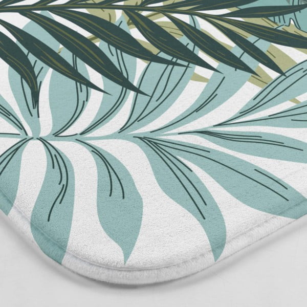 Bela/zelena kopalniška preproga za WC 45x45 cm Panazio – douceur d'intérieur-image-3