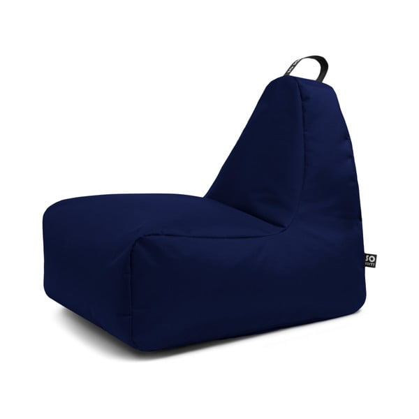 Temno modra vreča za sedenje Chill L – So Soft?