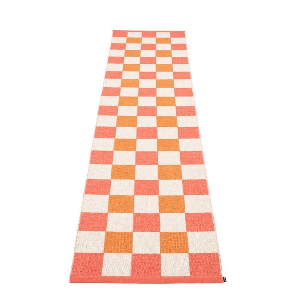 Rožnato-oranžen/oranžen zunanji in notranji tekač 70x300 cm Pix Flamingo – Pappelina