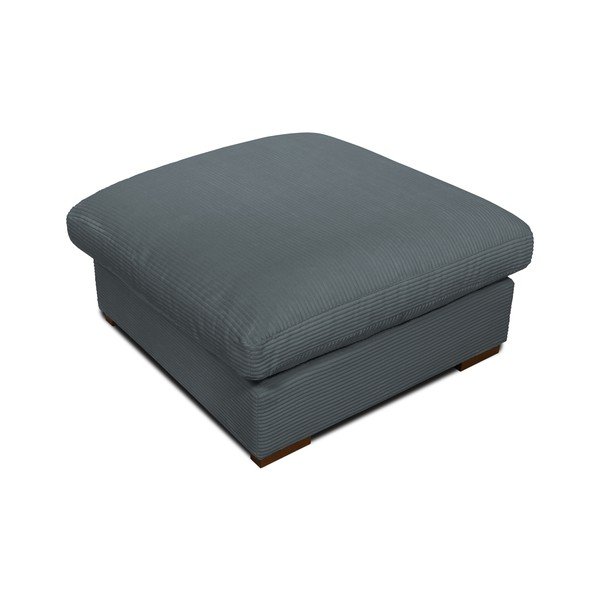 Siv tabure iz rebrastega žameta Comfy – Scandic-image-3