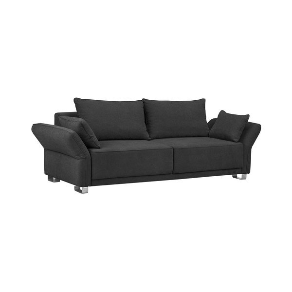 Temno siva raztegljiva sedežna garnitura s shranjevalnim prostorom Windsor & Co Sofas Casiopeia, 245 cm-image-2