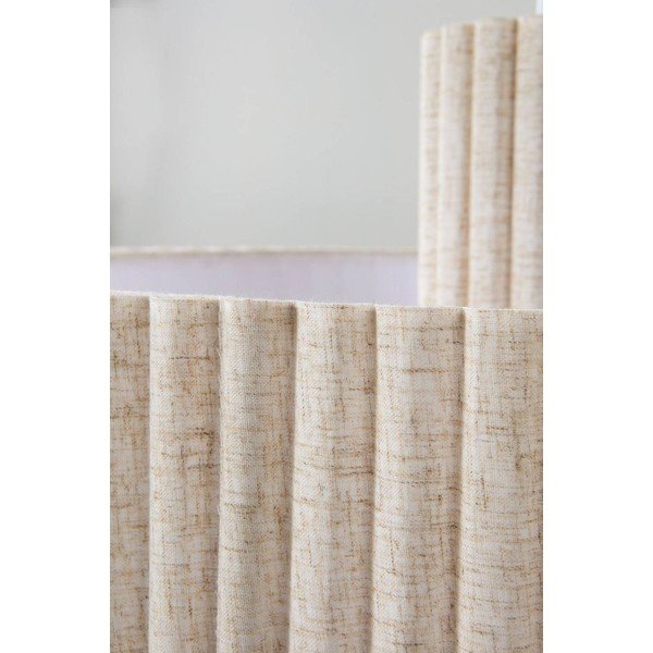 Bež lanena viseča svetilka ø 60 cm Alina – Jotex-image-4
