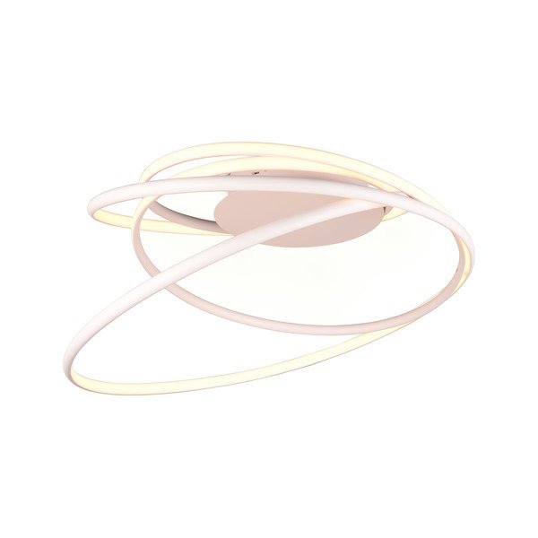 Bela LED stropna svetilka s kovinskim senčnikom Nala – Trio Select-image-2