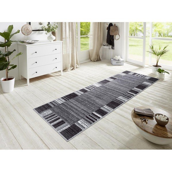 Sivo-bež tekač 200x67 cm Border - Hanse Home-image-1