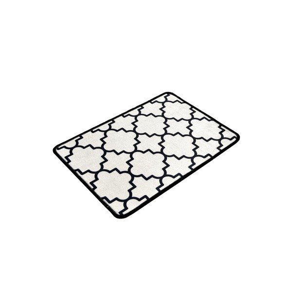 Črna/bež kopalniška preproga 40x60 cm Kupa – Foutastic