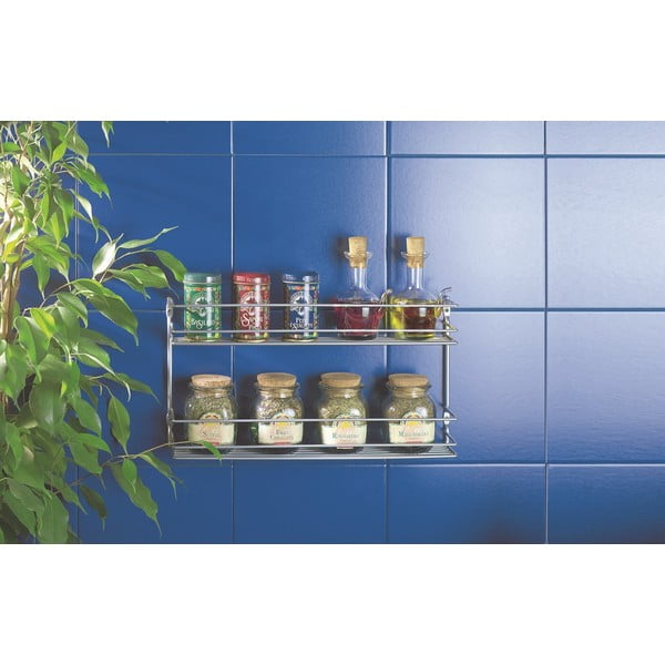 Jeklen stenski organizator za začimbe Pepito – Metaltex-image-1