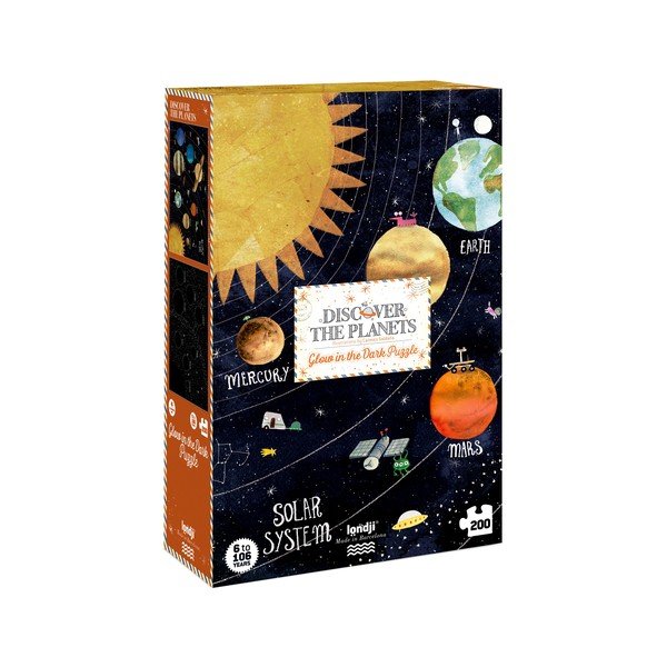 Londji Veliki fosforescentni planet Puzzle, 200 kosov