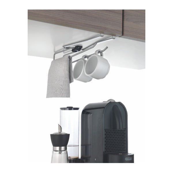 Obesno držalo za skodelice, kozarce ali kuhinjske brisače Metaltex, dolžina 8 cm-image-4