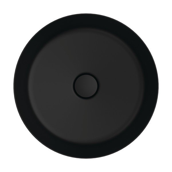 Mat črn keramičen okrogel umivalnik ø 40 cm Ipalyss – Ideal Standard-image-2
