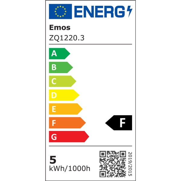 Komplet 3 žarnic LED EMOS Classic Mini Globe Warm White, 5W E14-image-2