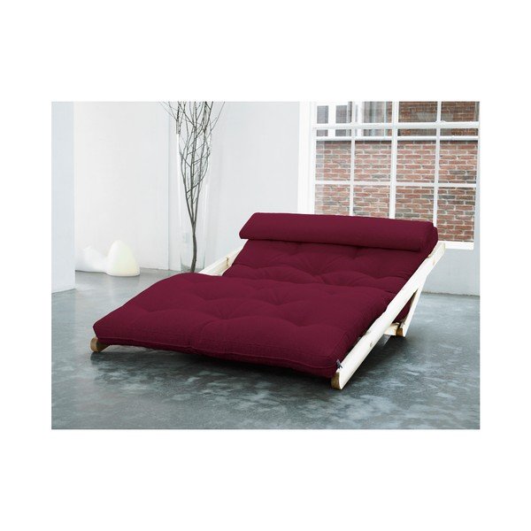 Lounge stol Karup Figo, Raw/Bordeaux, 120 cm-image-2