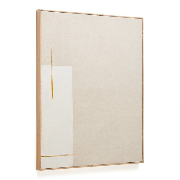 Ročno naslikana slika z okvirjem/na platnu 80x100 cm Salin – Kave Home