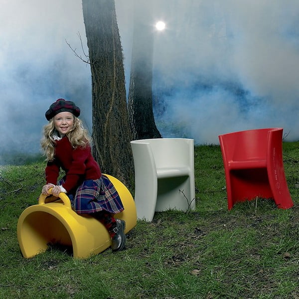 Rdeči večnamenski stol Magis Trioli-image-1