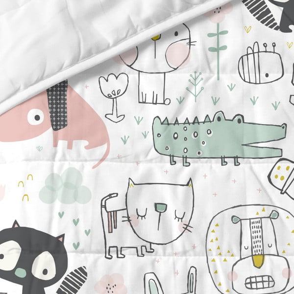 Bombažno otroško posteljno pregrinjalo 130x100 cm Best buddies - Moshi Moshi-image-2