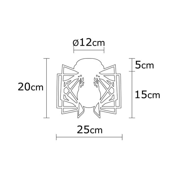 Črna stropna svetilka s kovinskim senčnikom ø 26 cm Nemrut – Opviq lights-image-2