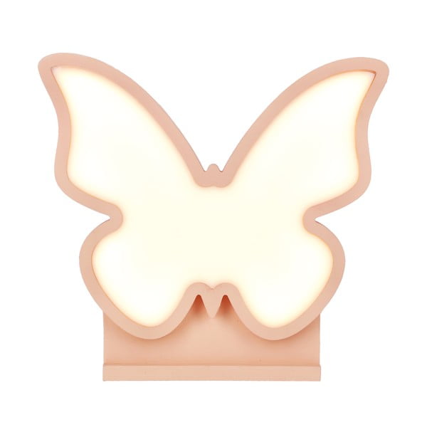 Rožnata otroška namizna svetilka Butterfly – Candellux Lighting