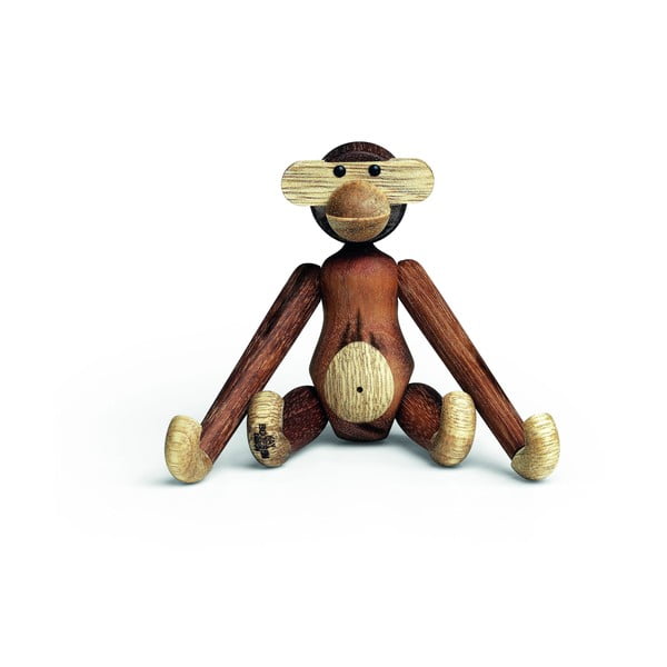 Kipec iz masivnega lesa Kay Bojesen Denmark Monkey Teak