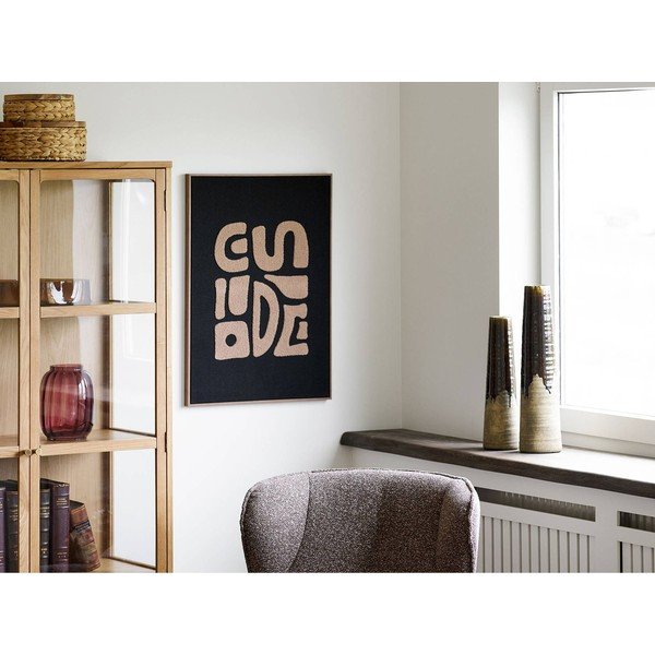 Rjava keramična visoka vaza (višina 39 cm) – House Nordic-image-2