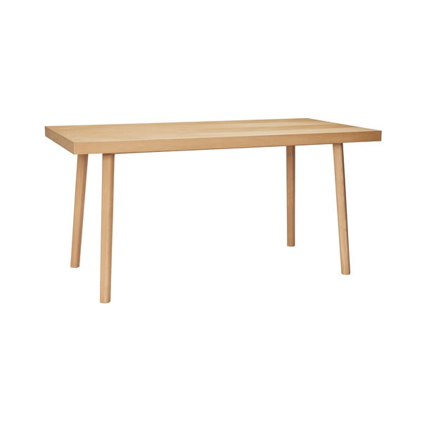 Jedilna miza v hrastovem dekorju 80x160 cm Herringbone – Hübsch