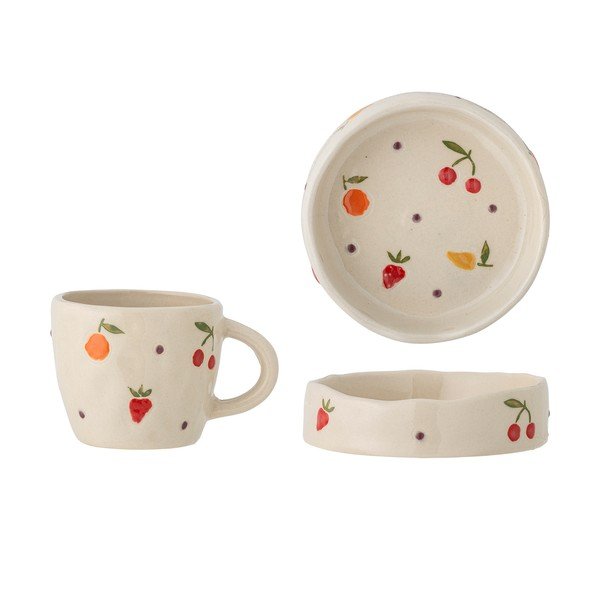 Otroški set posode 2 ks iz kamenine Tatiana – Bloomingville Mini-image-4