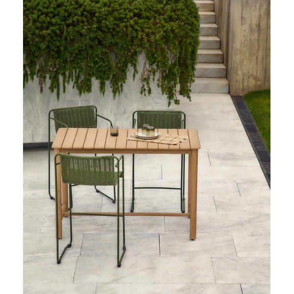 Vrtna barska miza iz masivne akacije 138x78 cm Sori – Kave Home-image-1