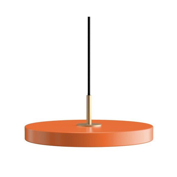 Oranžna kovinska LED zatemnitvena viseča svetilka s kovinskim senčilom ø 31 cm Asteria Plus – UMAGE