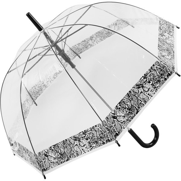 Ambiance Snake Skin prozoren vetrovni dežnik s samodejnim odpiranjem, ⌀ 84 cm-image-2