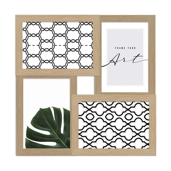 Stenski okvir v naravni barvi 27x27 cm Beech – knor