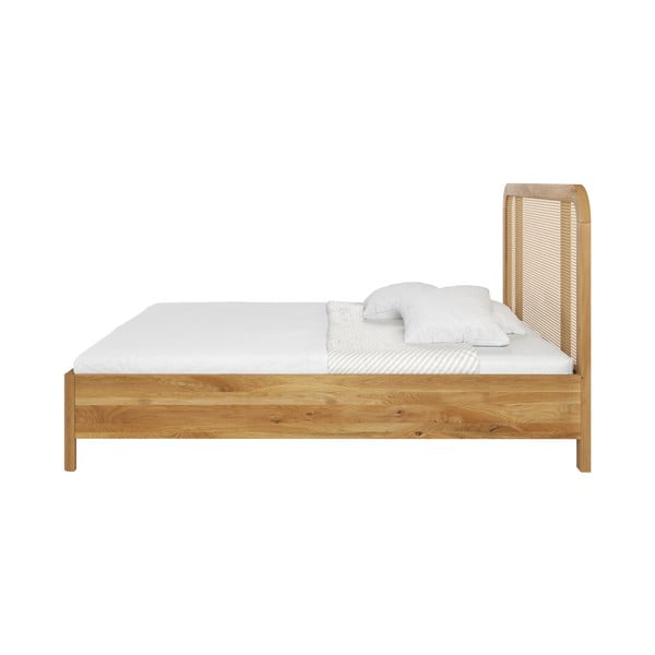 Hrastova zakonska postelja 200x200 cm  Harmark - Skandica-image-3