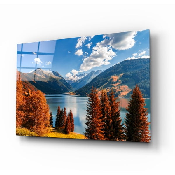 Steklena slika Insigne Lake View, 110 x 70 cm
