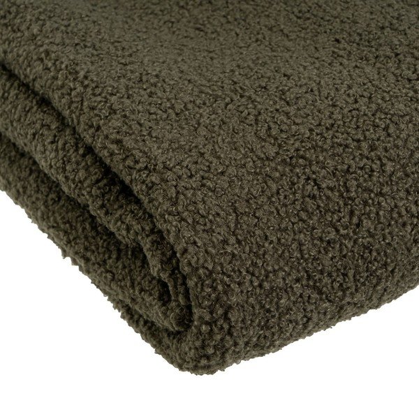 Zelena odeja iz sherpa flisa 130x160 cm Sherpa Bouclé – Casa Selección-image-2