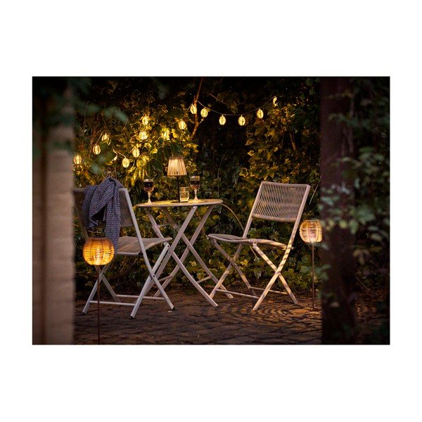 LED namizna prenosljiva zunanja svetilka s solarnim panelom ø 14 cm Salford – House Nordic-image-4