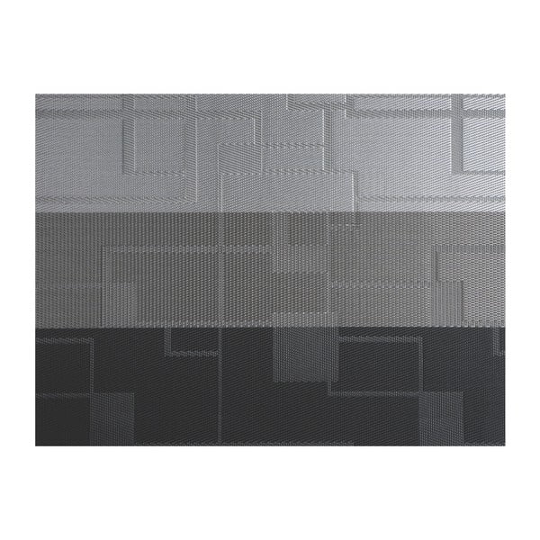 Tiseco Home Studio Chine Stripe siva plastična podloga, 30 x 45 cm