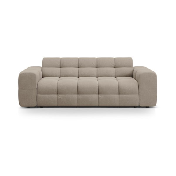 Rjava sedežna garnitura 222 cm Kendal – Micadoni 