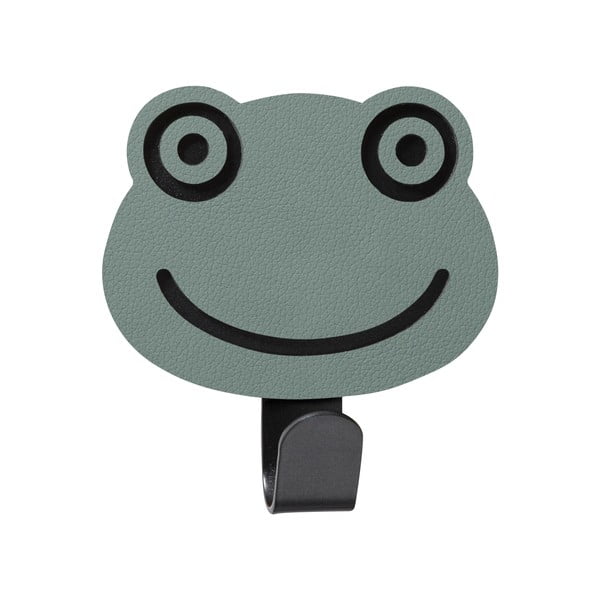 Prašno zelen jeklen obešalnik z namestitvijo brez vrtanja Frog Nupo – LIND DNA