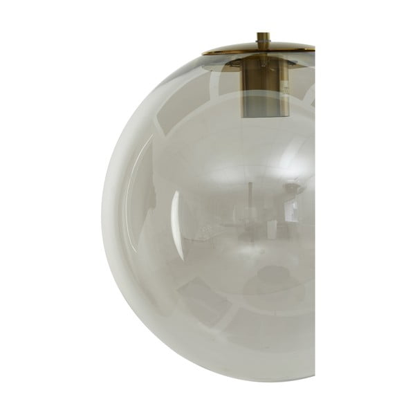 Viseča svetilka v bronasti barvi s steklenim senčilom ø 40 cm Medina – Light & Living-image-4