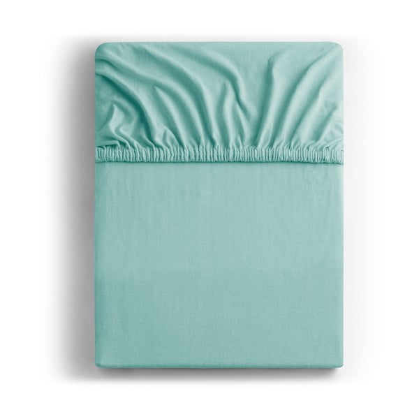 Turkizna napenjalna rjuha iz jerseyja 160x200 cm Amber – Restilo