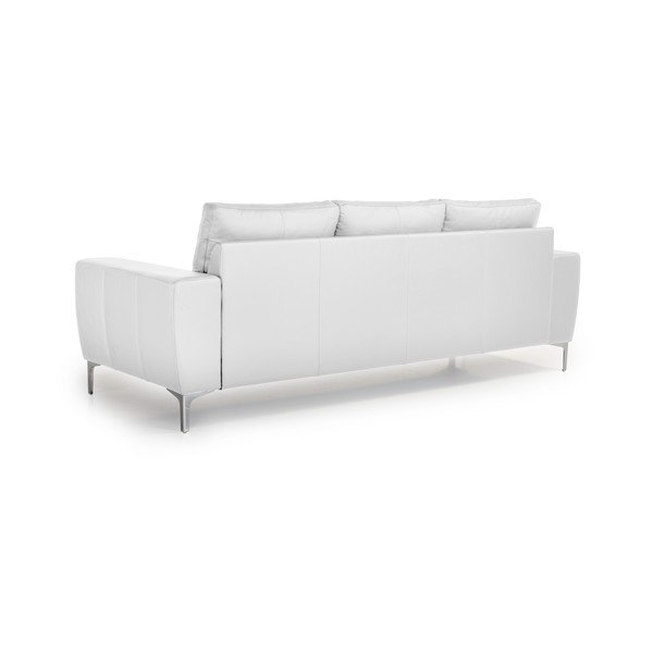 Bela usnjena zofa Scandic Twigo, 227 cm-image-3