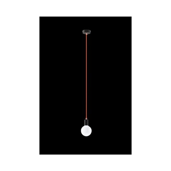 Oranžna viseča svetilka Sollux Bombilla-image-2