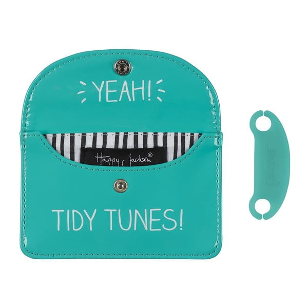 Happy Jackson Tidy Tunes Turquoise ovitek za slušalke-image-3